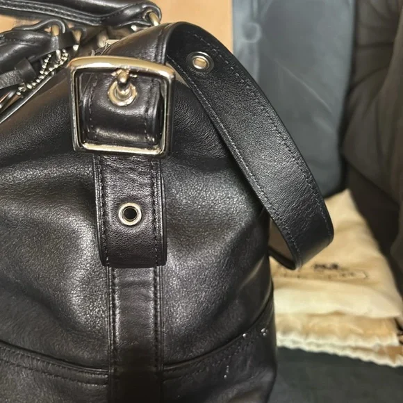 COACH LEGACY MOLLY 21132 East/West Leather Satchel Handbag Crossbody - Picture 8 of 11